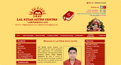 Desktop Screenshot of lalkitabastro.com